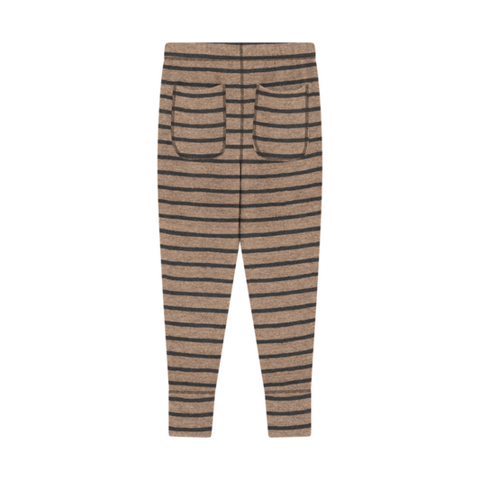 By Basics Camel Stripe Pants