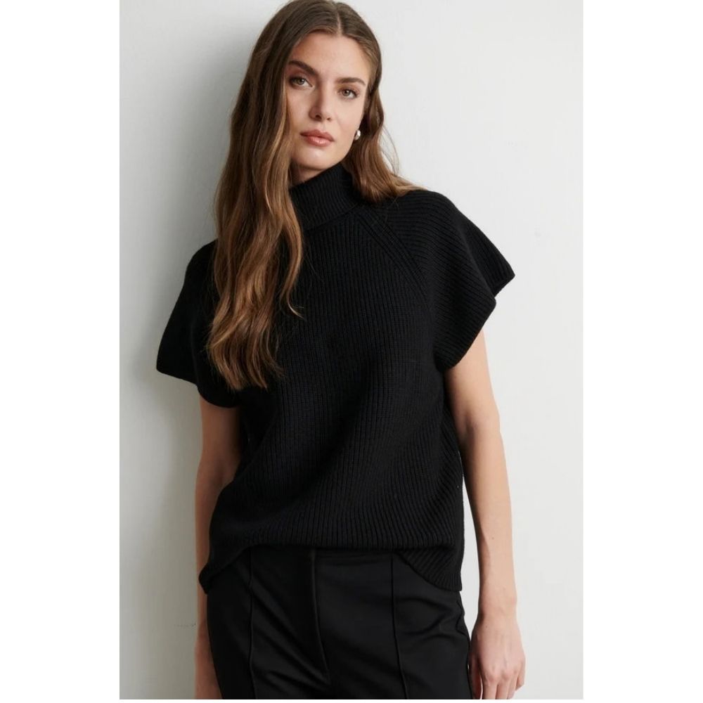 Second Female Black Ettas Knit Vest