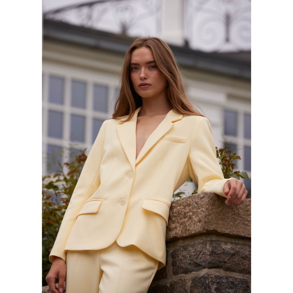 Rue De Femme Soft Yellow Blazer
