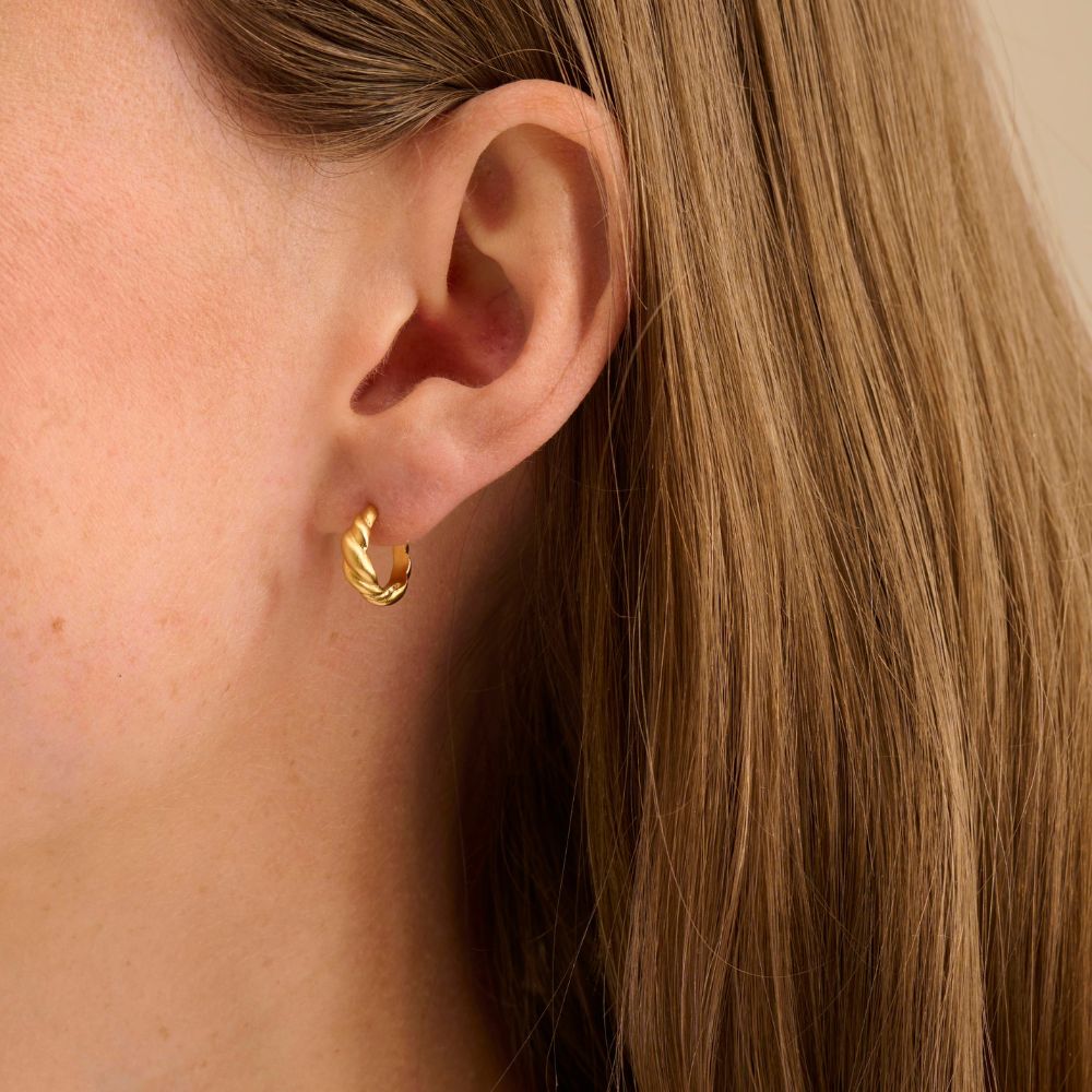 Pernille Corydon Gold Small Hana Earrings