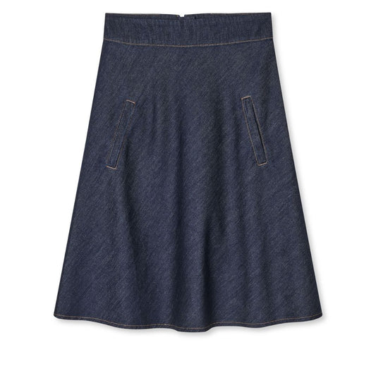 Mads Nørgaard Blå Denim Stelly Skirt