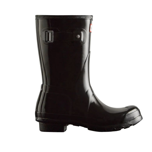 Hunter Gloss Black short Boot