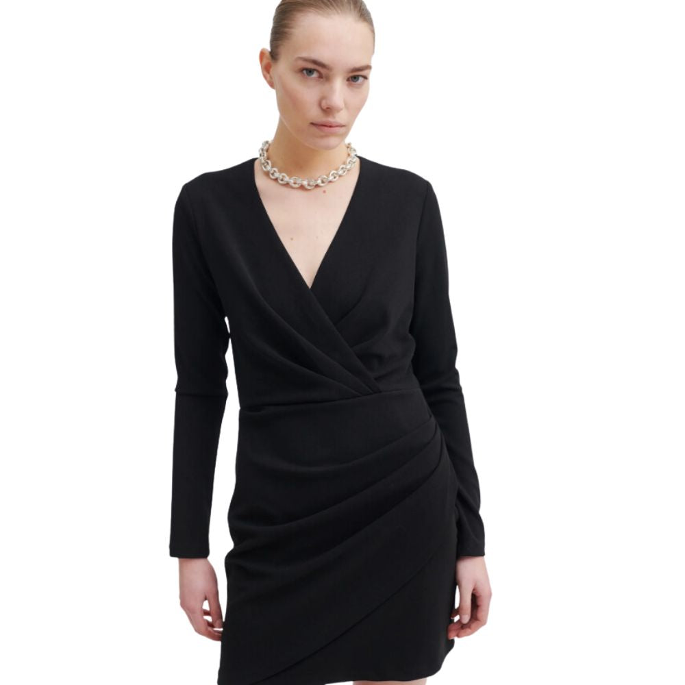 Second Female Black Kos Short Dress