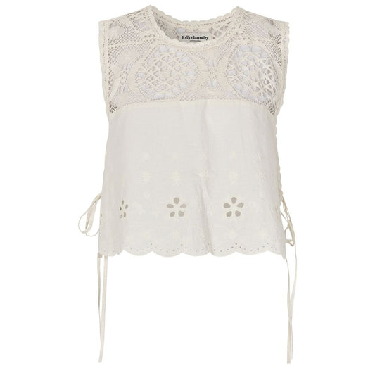 Lollys Laundry White Portobello Top