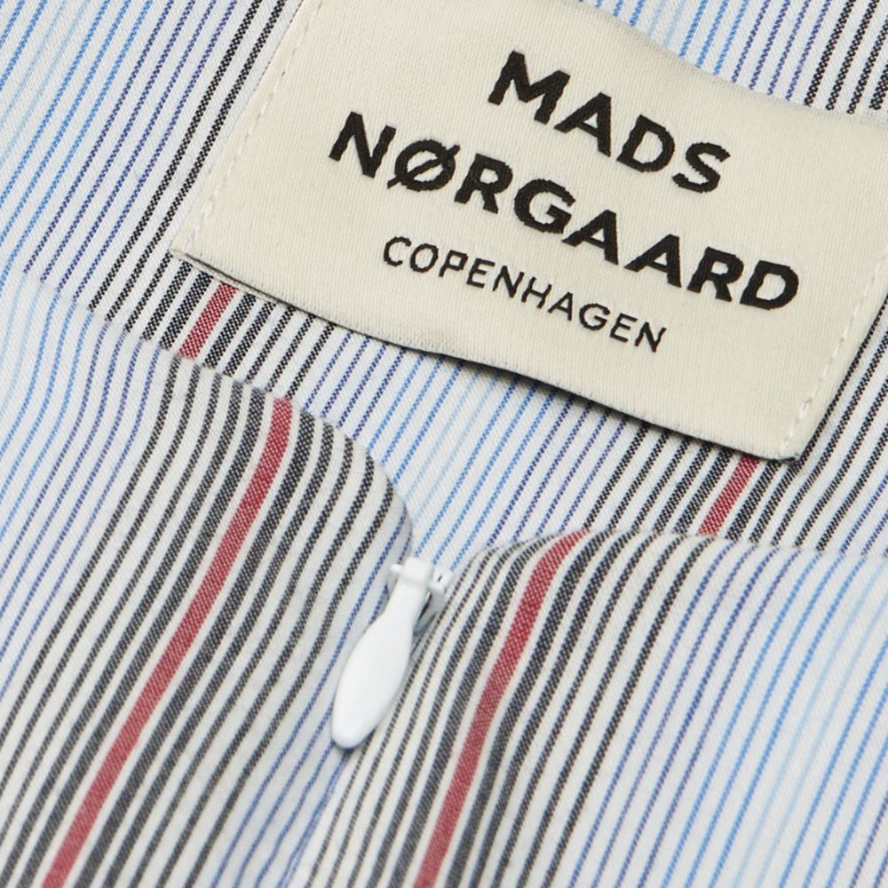 Mads Nørgaard Blå Poplinda Dana Shirt