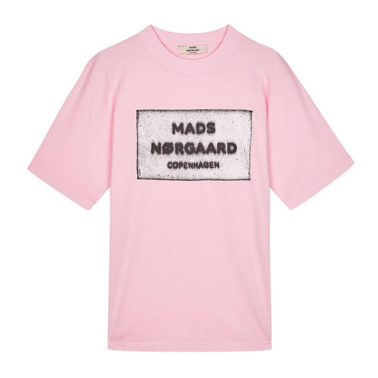 Mads Nørgaard Fairy Tale Pink Cotton Jersey Dassel Tee