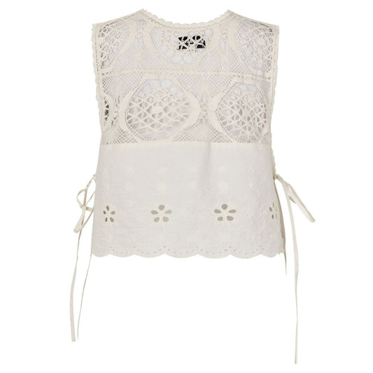 Lollys Laundry White Portobello Top