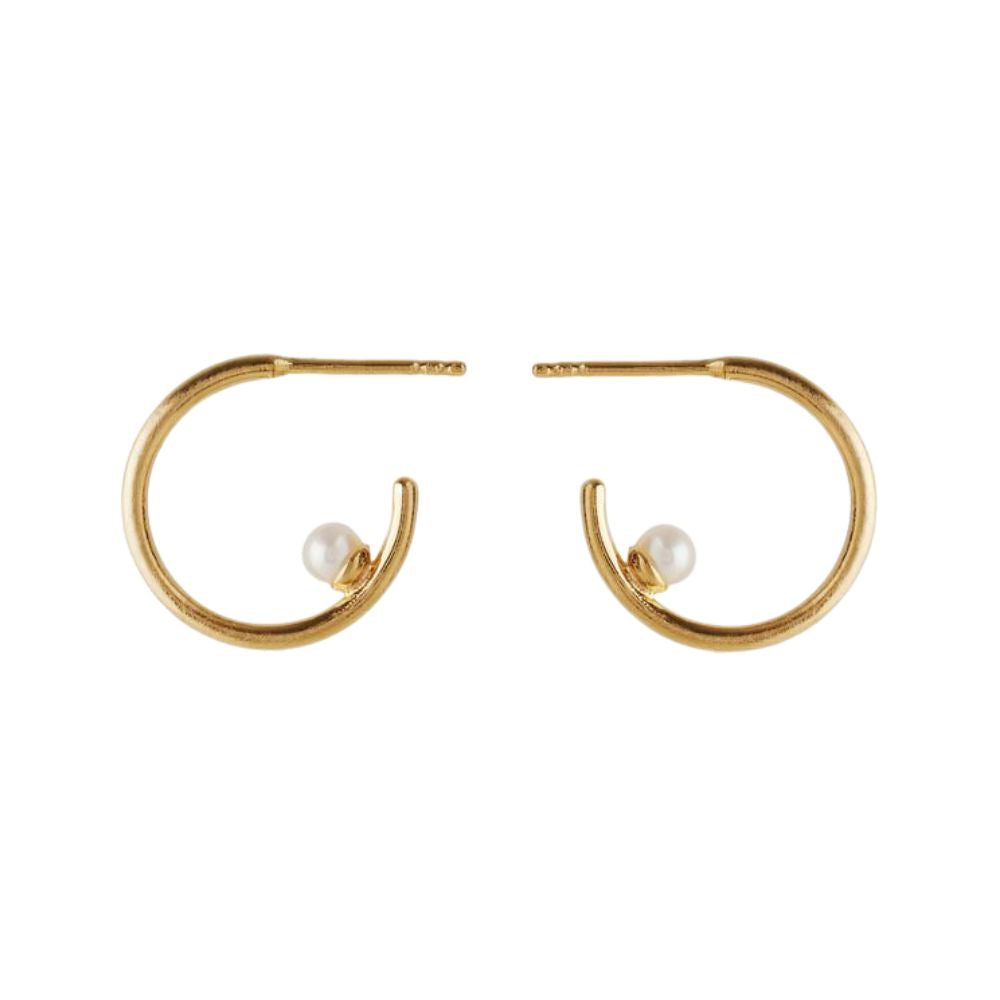 Pernille Corydon Pearl Globe Hoops