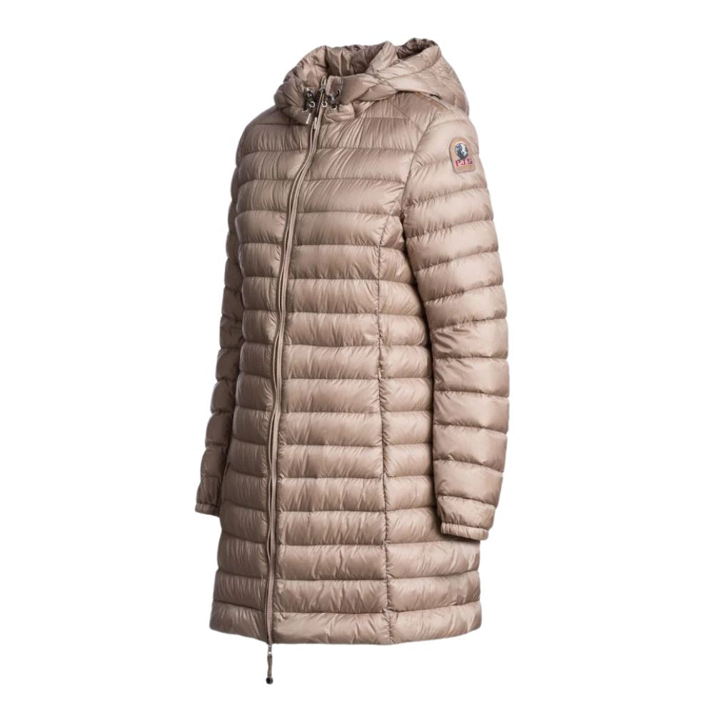 Parajumpers Mauve Grey Meredith Hooded Down Jacket
