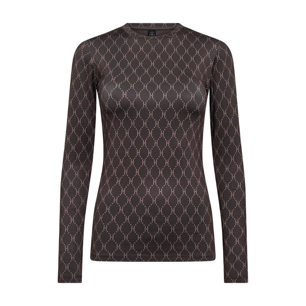 Hype The Detail Brown Logo Bluse