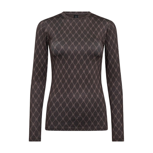 Hype The Detail Brown Logo Bluse