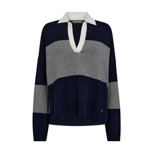 Mos Mosh Blue/Grey Tani Bold Stripe