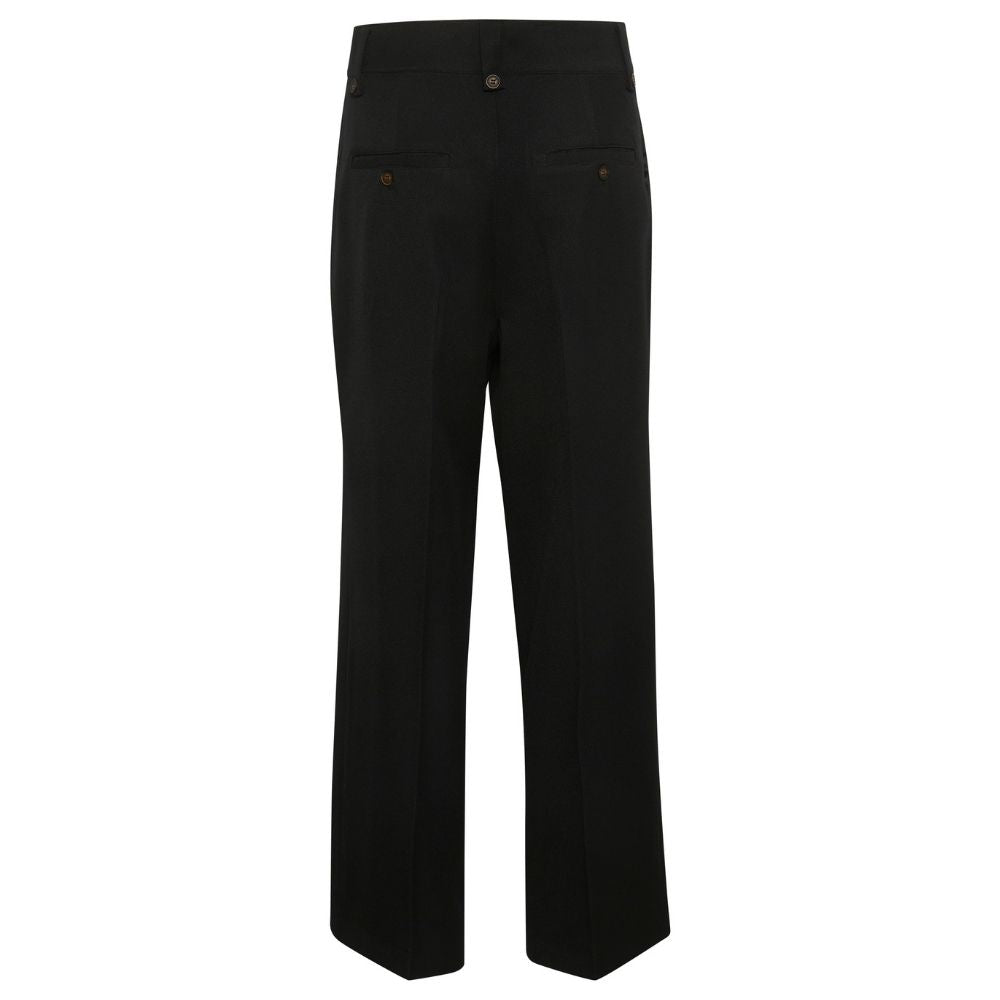 My Essential Wardrobe Black Disa High Wide Pant