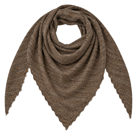 By Basics Earth Melange Shawl W Cur