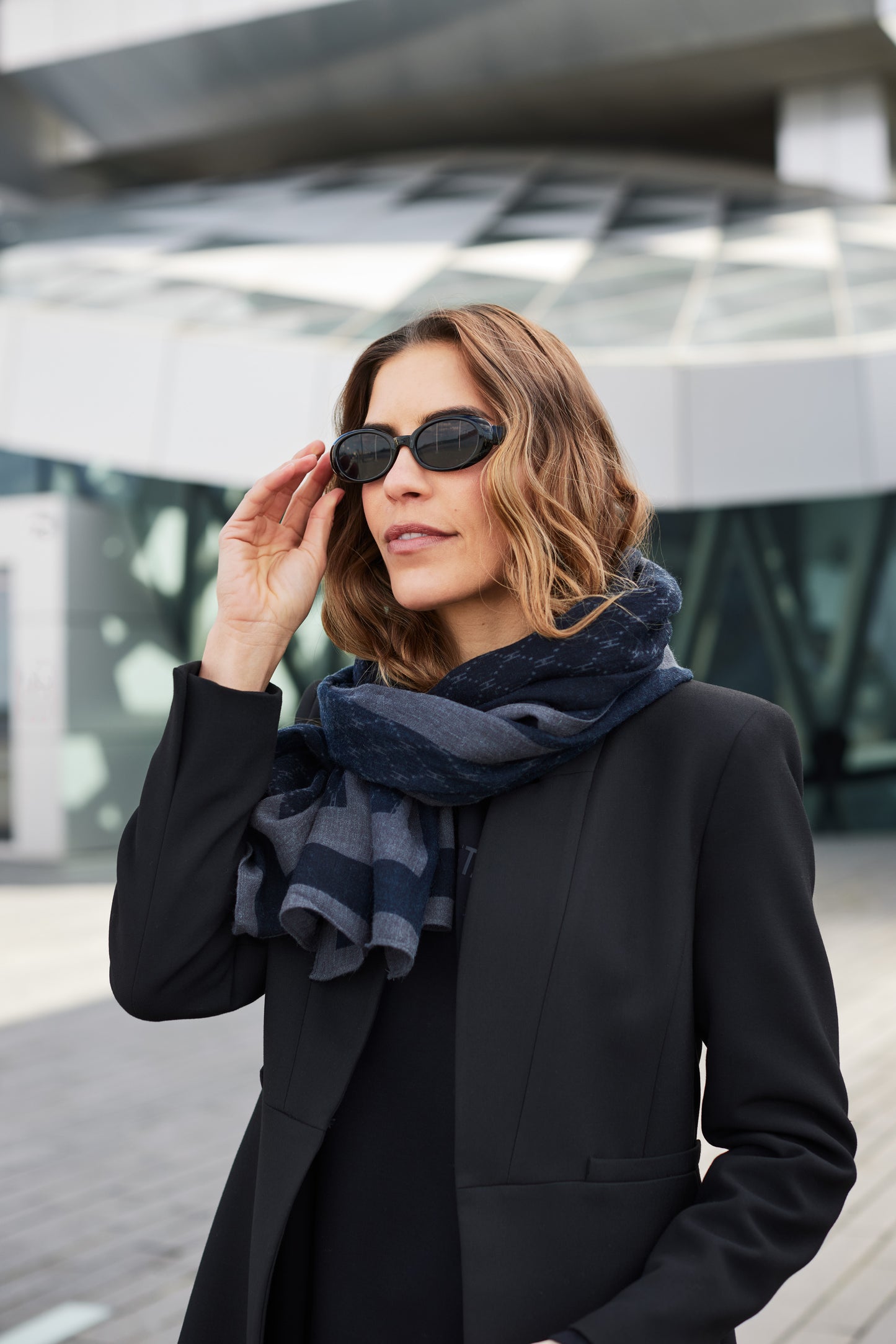 Hype The Detail Black/Grey Scarf