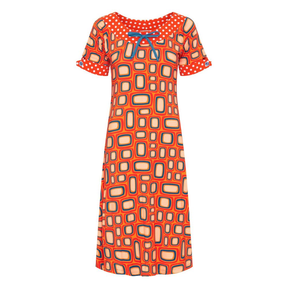 Margot Dotty Grid Dress