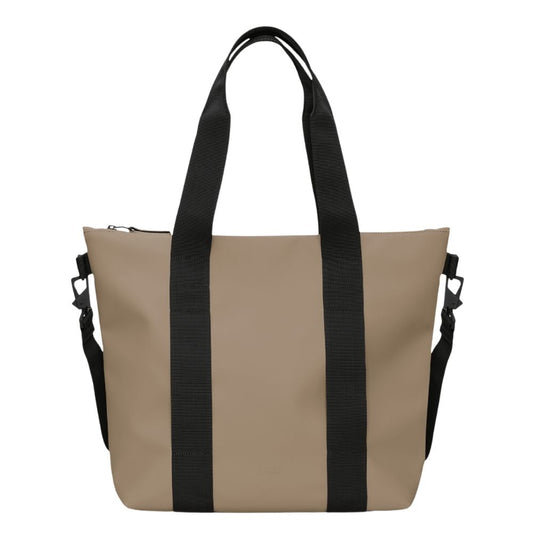 Rains Beige Tote Bag