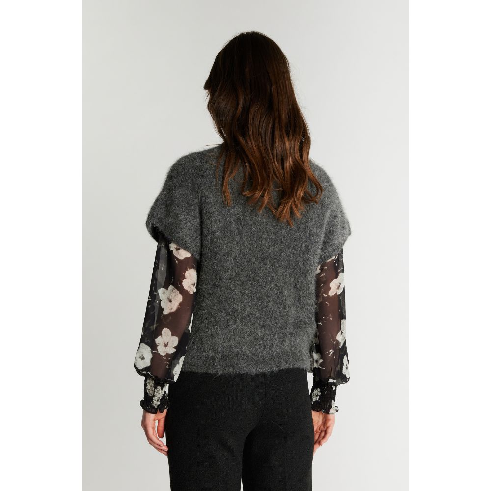 Rue De Femme Dark Rock Yana knit vest