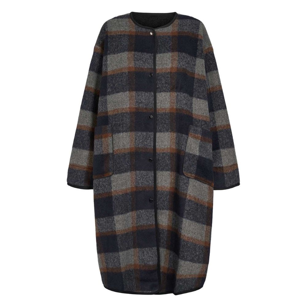 Lollys Laundry Check Print Lockerbie Coat