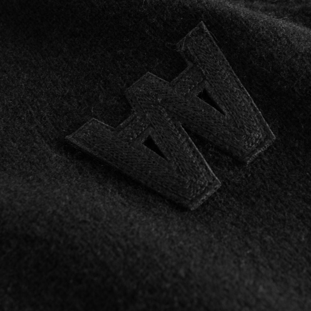 Double A By WOOD WOOD Black Asta Lambswool Jumper