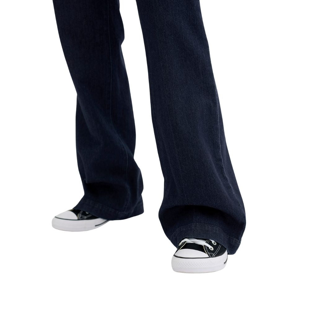 My Essential Wardrobe Dark Blue Un-Wash Lara Pant 115