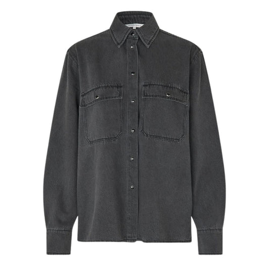 Second Female Pewter Irvanna Denim Shirt