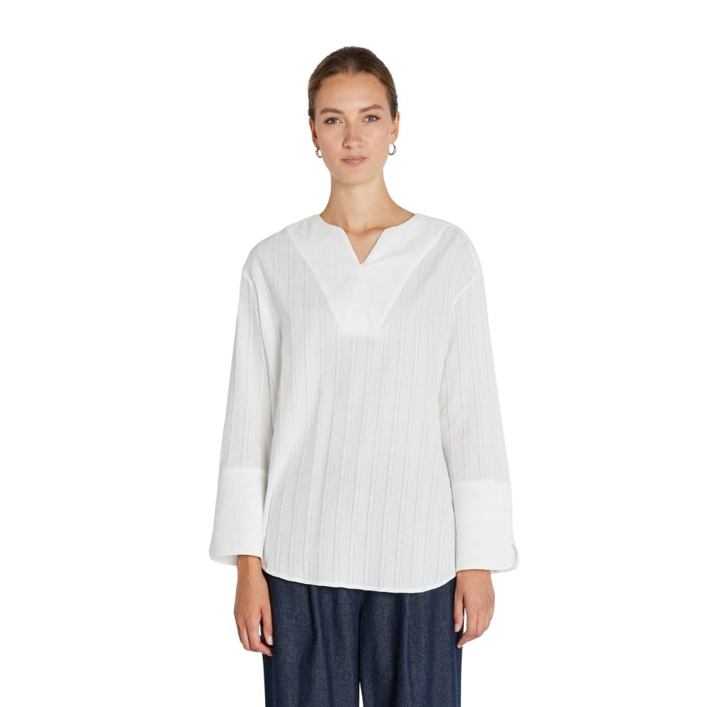 Heartmade White  Metan Shirt