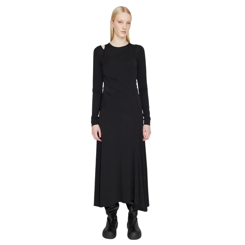 Wood Wood Black Erica Wrap Dress