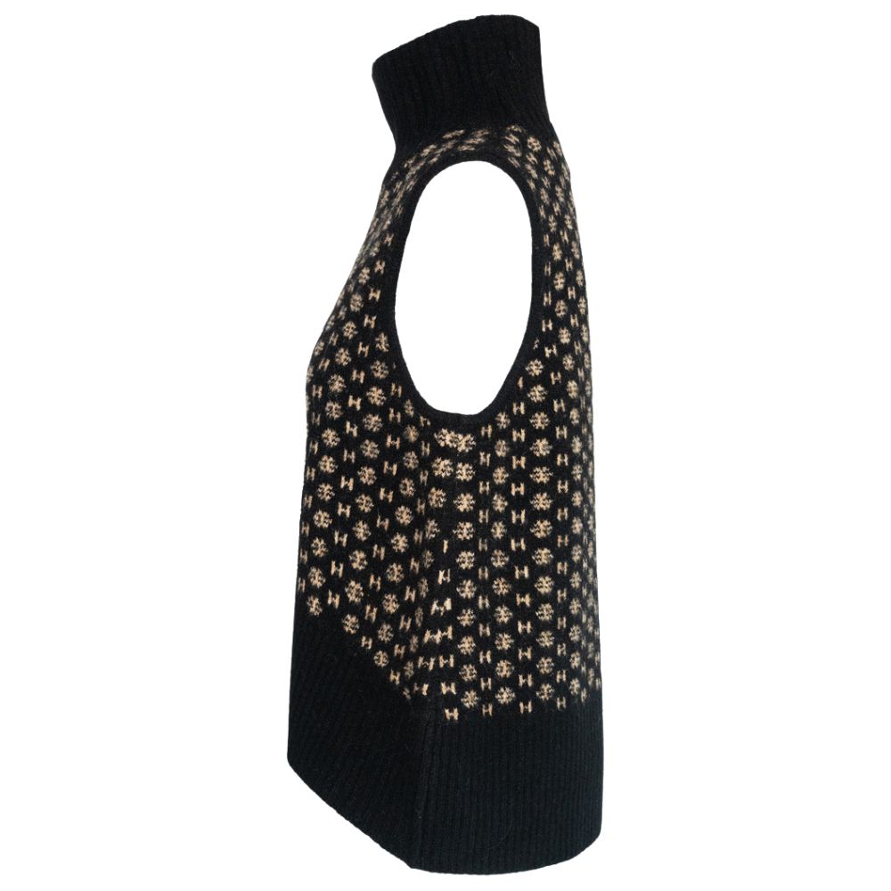 HÉST Sort LOGO vest
