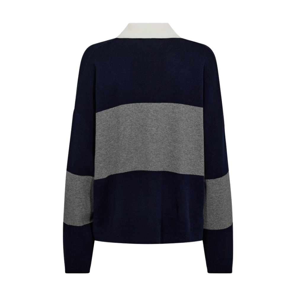 Mos Mosh Blue/Grey Tani Bold Stripe