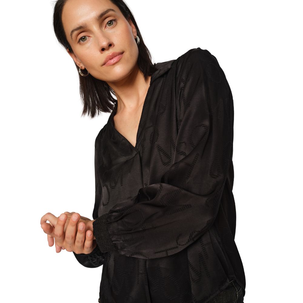 Mos Mosh Sort Aldo Monogram Blouse