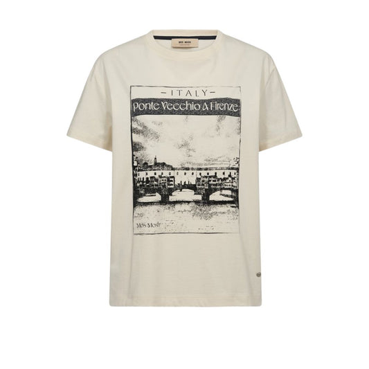 Mos Mosh Ecru Ansie Tee