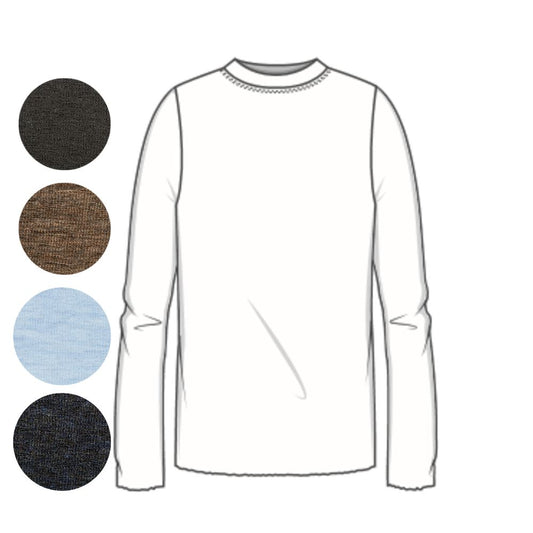 By Basics Anthrasite Shirt Collar Panel