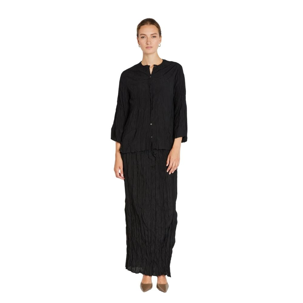 Heartmade Black Sican Maxi Skirt