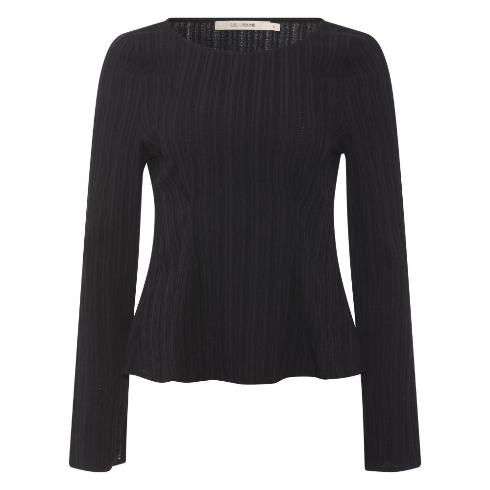 Rue De Femme Black Lilia Blouse