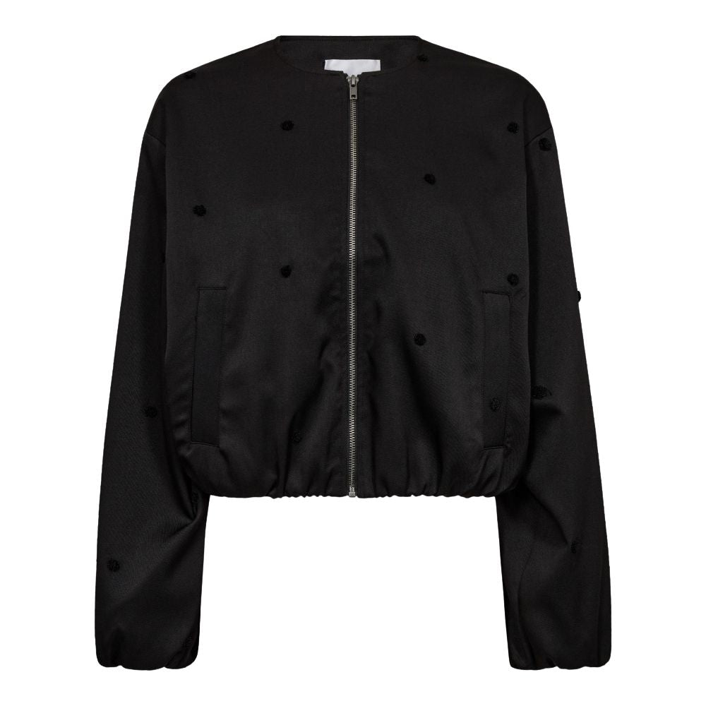 Co`Couture Sort Clover Ballon Jacke