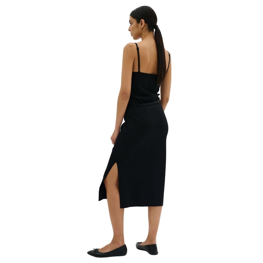 My Essential Wardrobe Black Hekla Knit Skirt