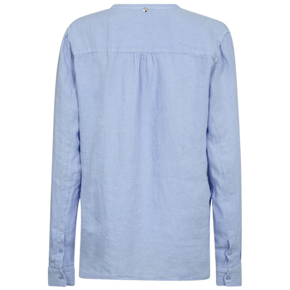 Mos Mosh Lyseblå Danna Linen Blouse