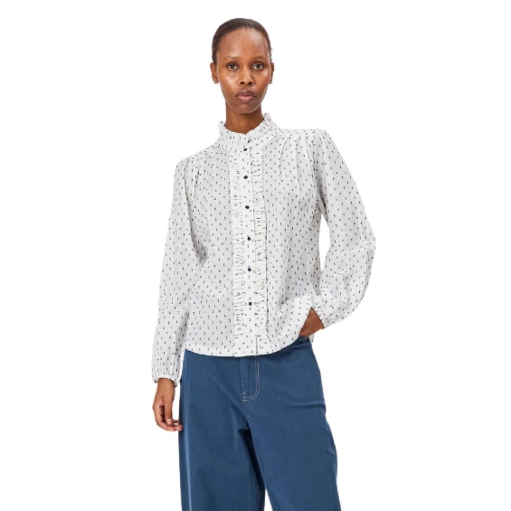 Lollys Laundry White Perth Shirt LS