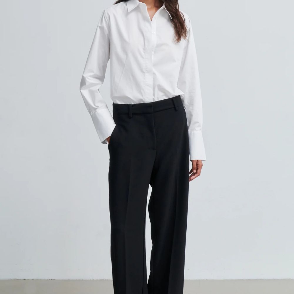 Second Female Sort Fique Straight Pants