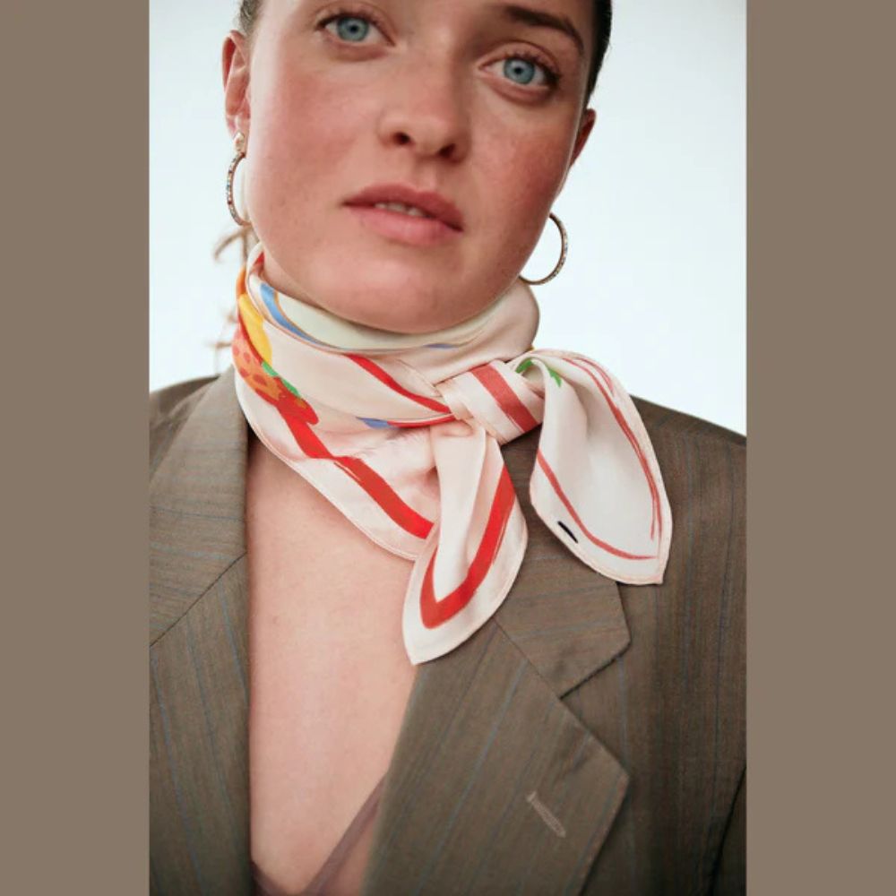 MP Pink Eliana Silk Scarf