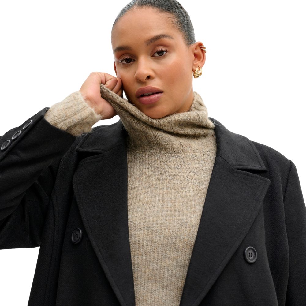 My Essential Wardrobe Black The Coat