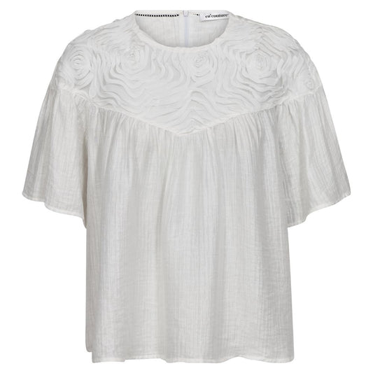 Co´Couture Hvid Tassy Flower Blouse