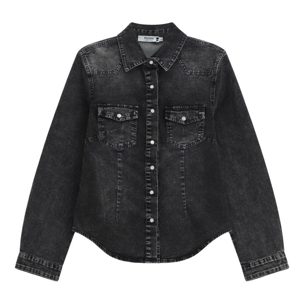 Please Sort Denim Skjorte