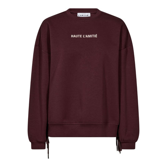 L'AMITIÉ Wine New Studio Tie Sweat
