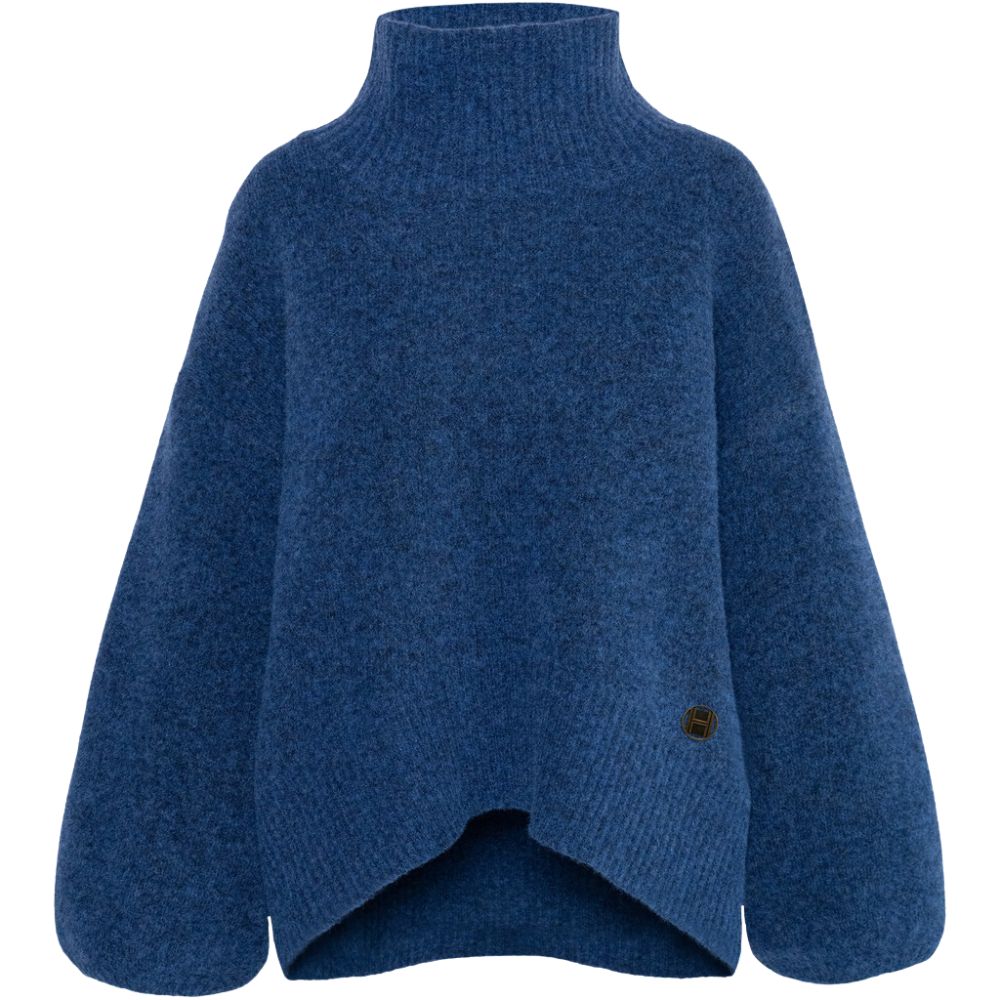 Hést Blå Fam Patch Sweater
