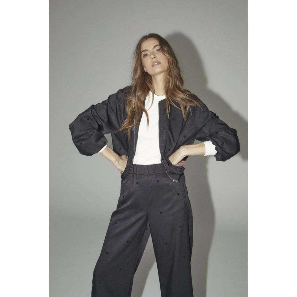 Co`Couture Sort Clover Ballon Jacke