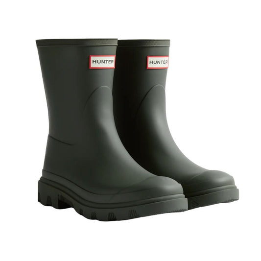 Hunter Dark Olive short boot