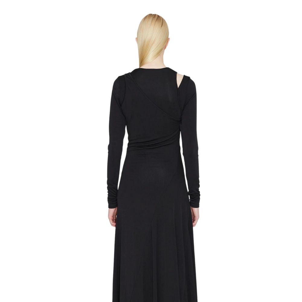 Wood Wood Black Erica Wrap Dress