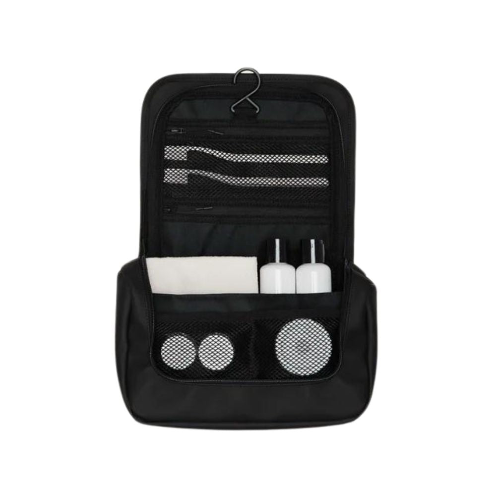 Rains Black Wash Bag